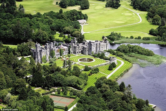 Ashford castle above  luxury travel bible